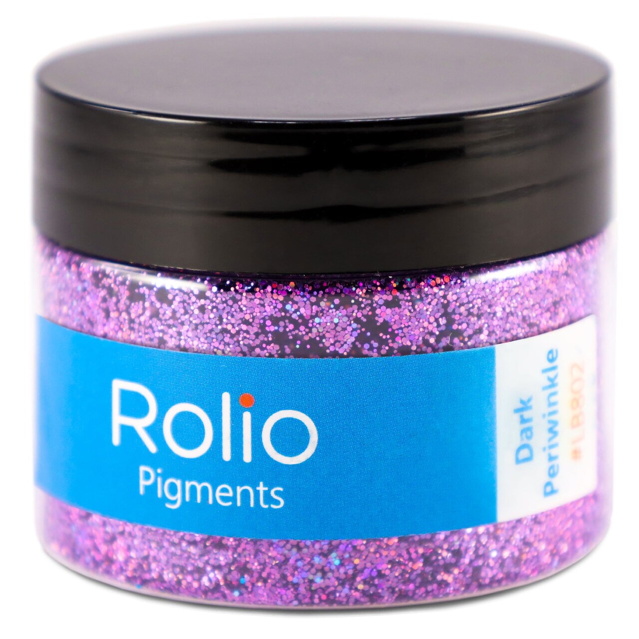 Rolio - 1 Jar Vibrant Holographic Glitter (Dark Periwinkle) - 1 oz